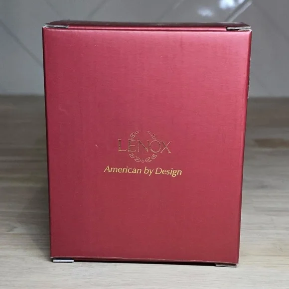 Lenox "Venetian Elegance" Porcelain Egg Ornament Blue Ivory Gold Trim 4" w/Box - Picture 5 of 6